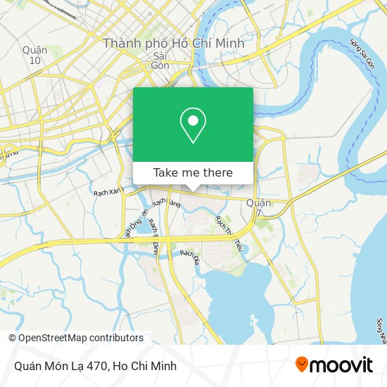 Quán Món Lạ 470 map