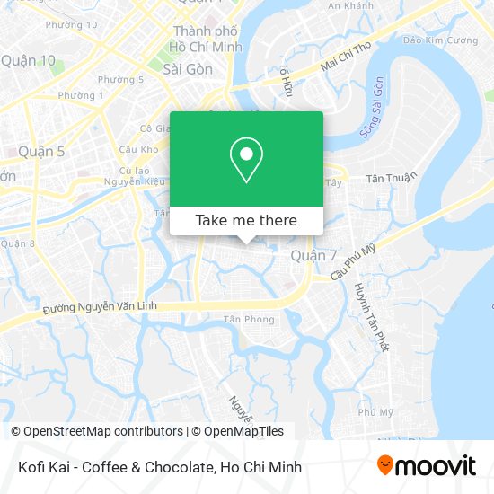 Kofi Kai - Coffee & Chocolate map