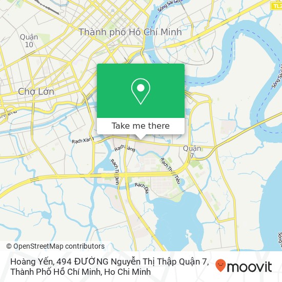 Hoàng Yến, 494 ĐƯỜNG Nguyễn Thị Thập Quận 7, Thành Phố Hồ Chí Minh map