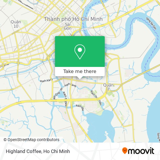 Highland Coffee map