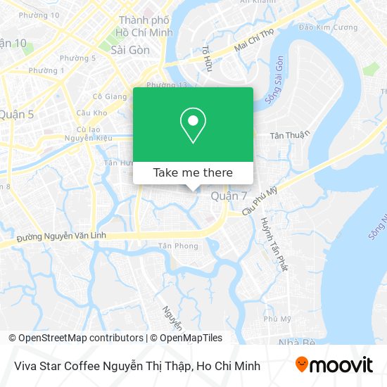 Viva Star Coffee Nguyễn Thị Thập map