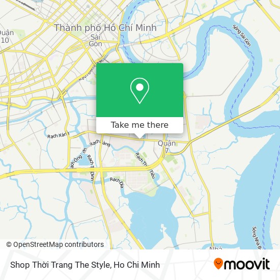 Shop Thời Trang The Style map