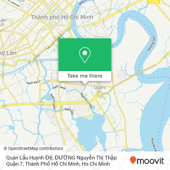 Quán Lẩu Huynh Đệ, ĐƯỜNG Nguyễn Thị Thập Quận 7, Thành Phố Hồ Chí Minh map