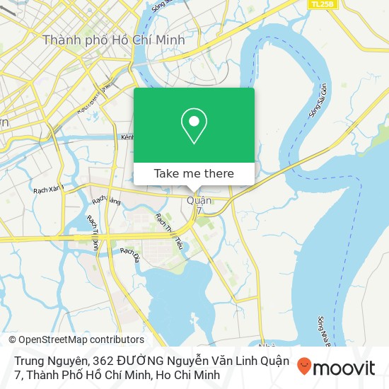 Trung Nguyên, 362 ĐƯỜNG Nguyễn Văn Linh Quận 7, Thành Phố Hồ Chí Minh map