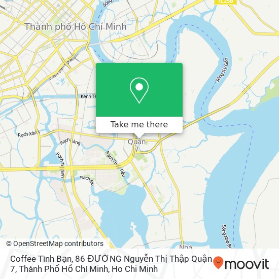 Coffee Tình Bạn, 86 ĐƯỜNG Nguyễn Thị Thập Quận 7, Thành Phố Hồ Chí Minh map