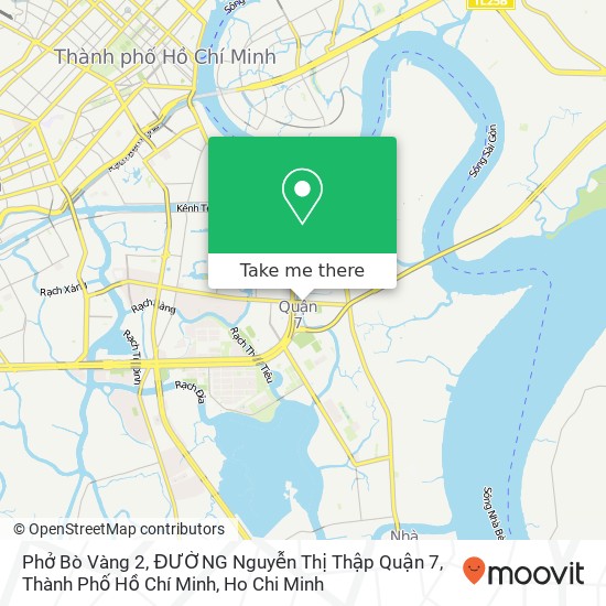 Phở Bò Vàng 2, ĐƯỜNG Nguyễn Thị Thập Quận 7, Thành Phố Hồ Chí Minh map
