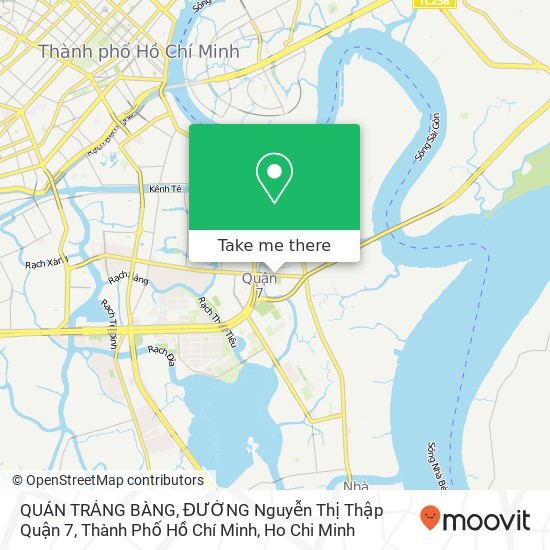 QUÁN TRẢNG BÀNG, ĐƯỜNG Nguyễn Thị Thập Quận 7, Thành Phố Hồ Chí Minh map