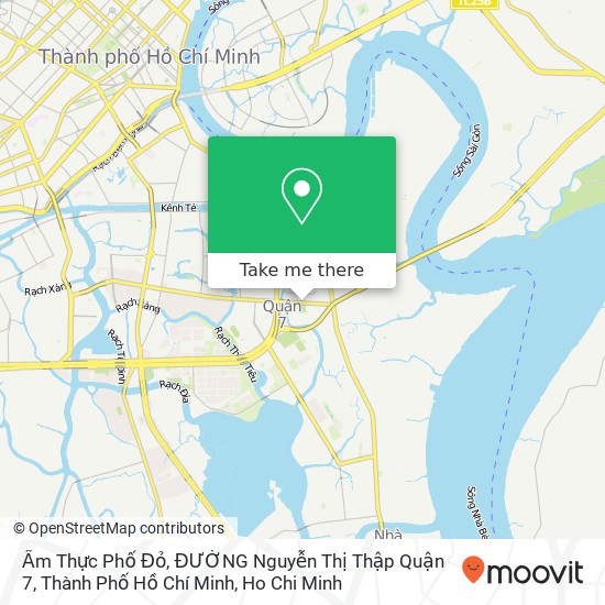 Ẩm Thực Phố Đỏ, ĐƯỜNG Nguyễn Thị Thập Quận 7, Thành Phố Hồ Chí Minh map