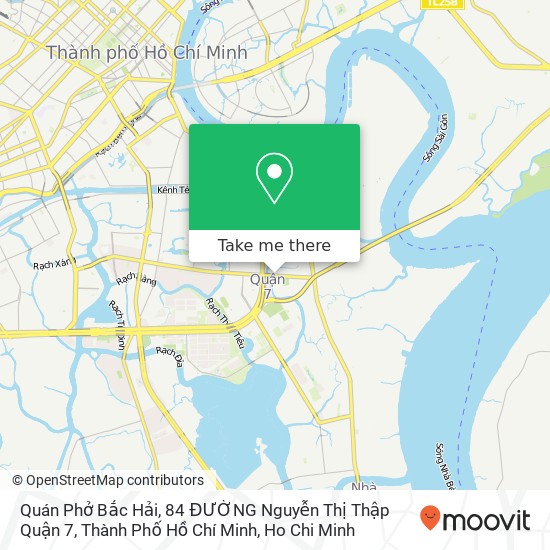 Quán Phở Bắc Hải, 84 ĐƯỜNG Nguyễn Thị Thập Quận 7, Thành Phố Hồ Chí Minh map