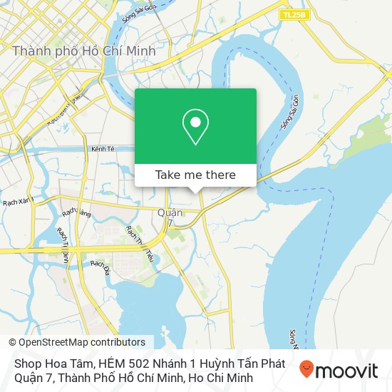 Shop Hoa Tâm, HẺM 502 Nhánh 1 Huỳnh Tấn Phát Quận 7, Thành Phố Hồ Chí Minh map