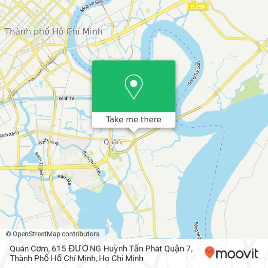 Quán Cơm, 615 ĐƯỜNG Huỳnh Tấn Phát Quận 7, Thành Phố Hồ Chí Minh map