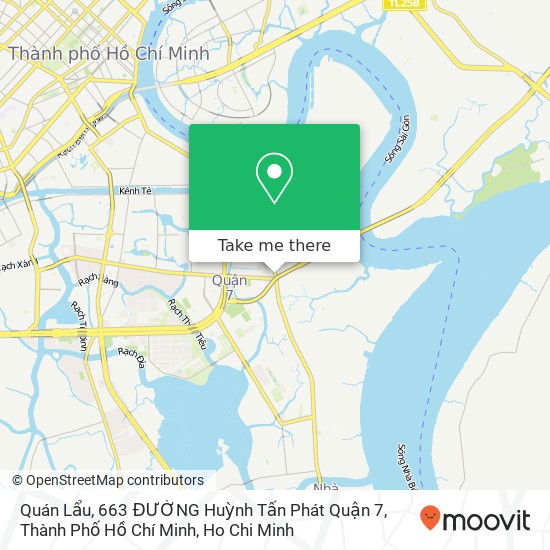 Quán Lẩu, 663 ĐƯỜNG Huỳnh Tấn Phát Quận 7, Thành Phố Hồ Chí Minh map