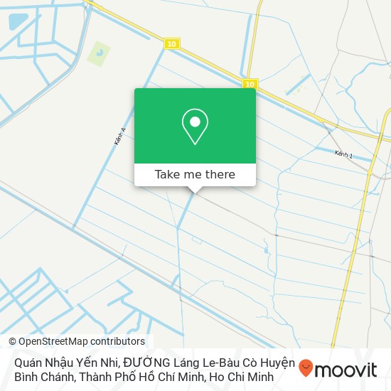 Quán Nhậu Yến Nhi, ĐƯỜNG Láng Le-Bàu Cò Huyện Bình Chánh, Thành Phố Hồ Chí Minh map