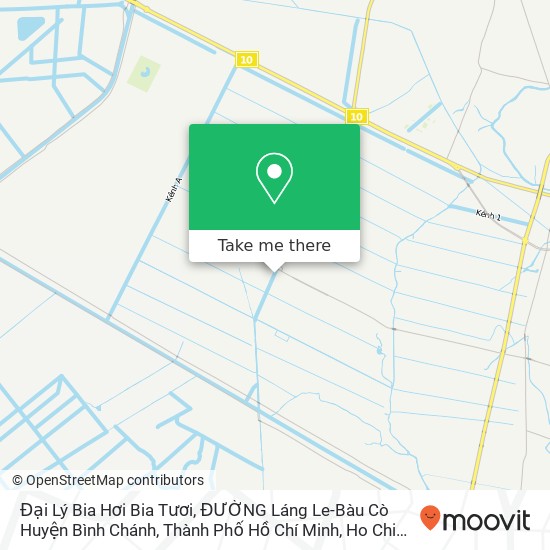 Đại Lý Bia Hơi Bia Tươi, ĐƯỜNG Láng Le-Bàu Cò Huyện Bình Chánh, Thành Phố Hồ Chí Minh map