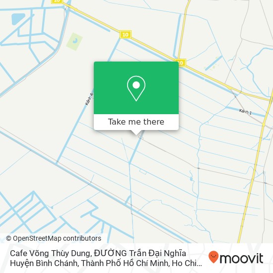 Cafe Võng Thùy Dung, ĐƯỜNG Trần Đại Nghĩa Huyện Bình Chánh, Thành Phố Hồ Chí Minh map