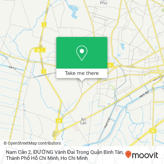 Nam Căn 2, ĐƯỜNG Vành Đai Trong Quận Bình Tân, Thành Phố Hồ Chí Minh map