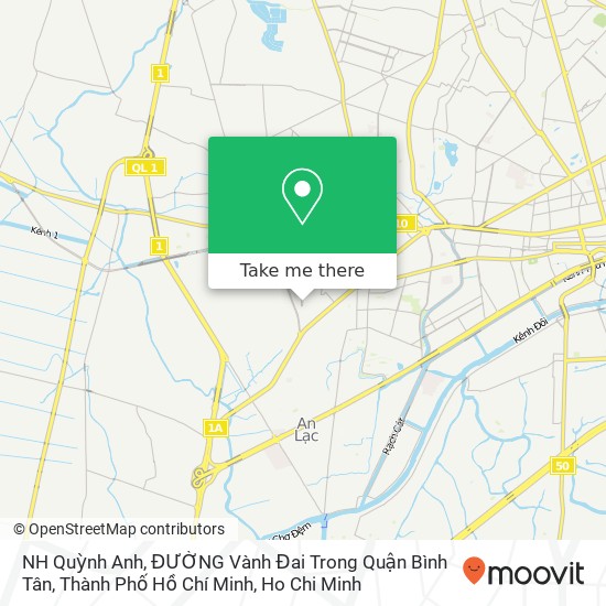 NH Quỳnh Anh, ĐƯỜNG Vành Đai Trong Quận Bình Tân, Thành Phố Hồ Chí Minh map