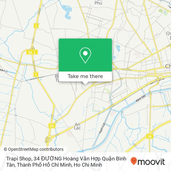 Trapi Shop, 34 ĐƯỜNG Hoàng Văn Hợp Quận Bình Tân, Thành Phố Hồ Chí Minh map