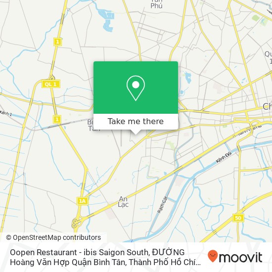 Oopen Restaurant - ibis Saigon South, ĐƯỜNG Hoàng Văn Hợp Quận Bình Tân, Thành Phố Hồ Chí Minh map