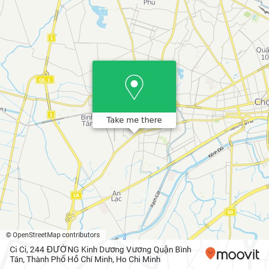 Ci Ci, 244 ĐƯỜNG Kinh Dương Vương Quận Bình Tân, Thành Phố Hồ Chí Minh map