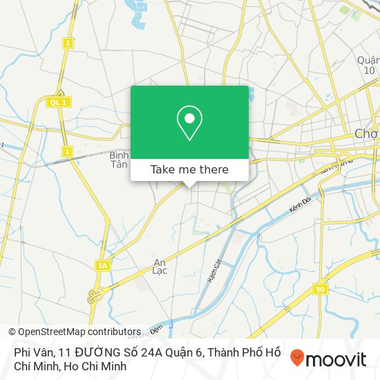 Phi Vân, 11 ĐƯỜNG Số 24A Quận 6, Thành Phố Hồ Chí Minh map