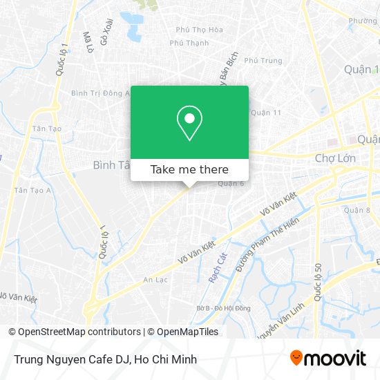 Trung Nguyen Cafe DJ map