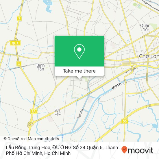 Lẩu Rồng Trung Hoa, ĐƯỜNG Số 24 Quận 6, Thành Phố Hồ Chí Minh map