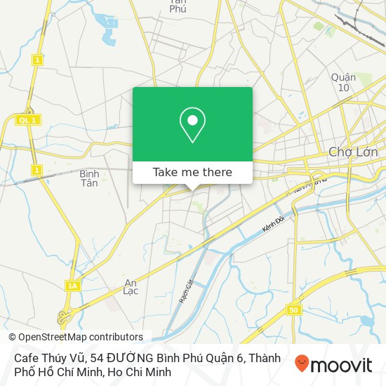 Cafe Thúy Vũ, 54 ĐƯỜNG Bình Phú Quận 6, Thành Phố Hồ Chí Minh map