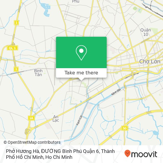 Phở Hương Hà, ĐƯỜNG Bình Phú Quận 6, Thành Phố Hồ Chí Minh map
