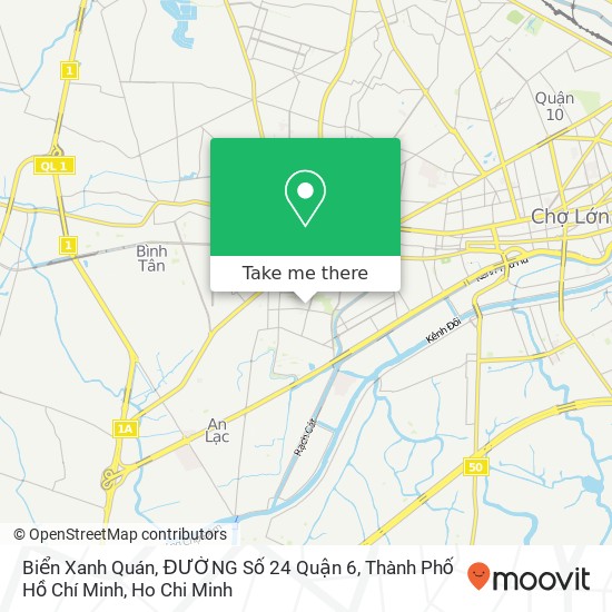 Biển Xanh Quán, ĐƯỜNG Số 24 Quận 6, Thành Phố Hồ Chí Minh map