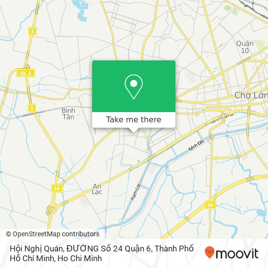 Hội Nghị Quán, ĐƯỜNG Số 24 Quận 6, Thành Phố Hồ Chí Minh map