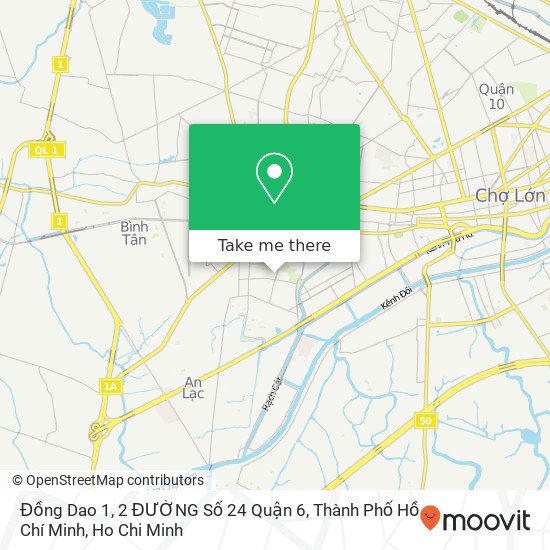 Đồng Dao 1, 2 ĐƯỜNG Số 24 Quận 6, Thành Phố Hồ Chí Minh map