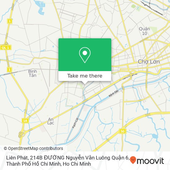 Liên Phát, 214B ĐƯỜNG Nguyễn Văn Luông Quận 6, Thành Phố Hồ Chí Minh map