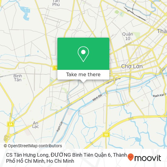 CS Tân Hưng Long, ĐƯỜNG Bình Tiên Quận 6, Thành Phố Hồ Chí Minh map