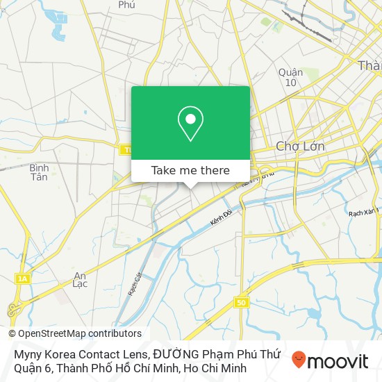Myny Korea Contact Lens, ĐƯỜNG Phạm Phú Thứ Quận 6, Thành Phố Hồ Chí Minh map