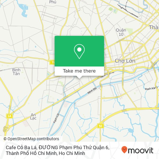 Cafe Cỏ Ba Lá, ĐƯỜNG Phạm Phú Thứ Quận 6, Thành Phố Hồ Chí Minh map