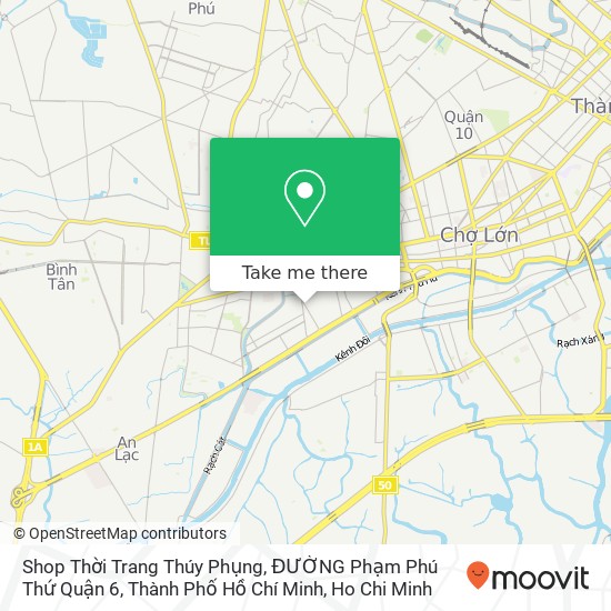 Shop Thời Trang Thúy Phụng, ĐƯỜNG Phạm Phú Thứ Quận 6, Thành Phố Hồ Chí Minh map