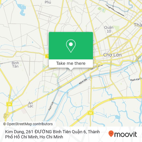 Kim Dung, 261 ĐƯỜNG Bình Tiên Quận 6, Thành Phố Hồ Chí Minh map