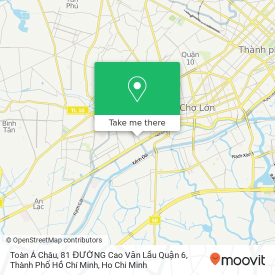Toàn Á Châu, 81 ĐƯỜNG Cao Văn Lầu Quận 6, Thành Phố Hồ Chí Minh map