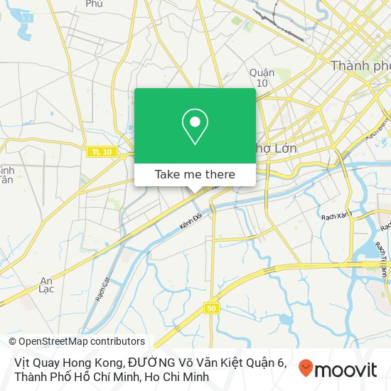 Vịt Quay Hong Kong, ĐƯỜNG Võ Văn Kiệt Quận 6, Thành Phố Hồ Chí Minh map