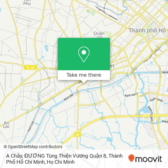 A Chảy, ĐƯỜNG Tùng Thiện Vương Quận 8, Thành Phố Hồ Chí Minh map