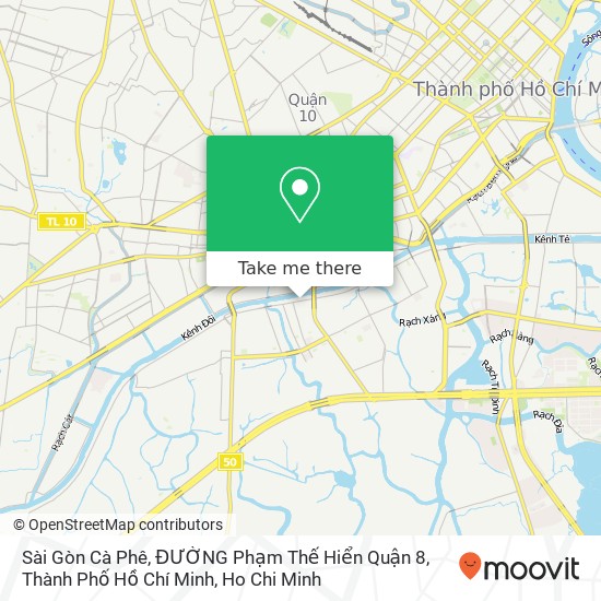 Sài Gòn Cà Phê, ĐƯỜNG Phạm Thế Hiển Quận 8, Thành Phố Hồ Chí Minh map