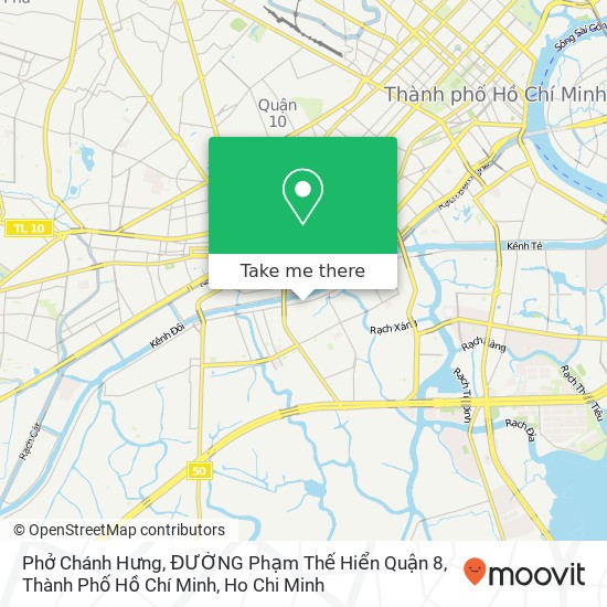 Phở Chánh Hưng, ĐƯỜNG Phạm Thế Hiển Quận 8, Thành Phố Hồ Chí Minh map