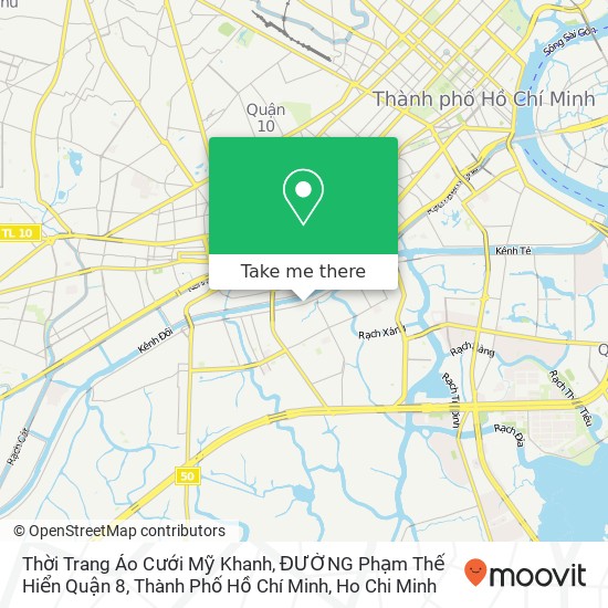 Thời Trang Áo Cưới Mỹ Khanh, ĐƯỜNG Phạm Thế Hiển Quận 8, Thành Phố Hồ Chí Minh map