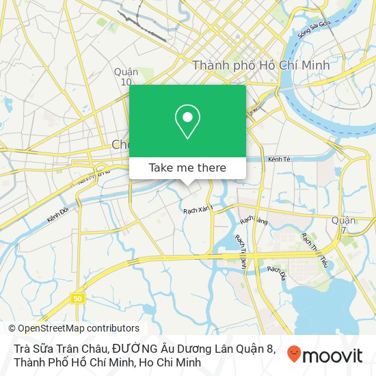 Trà Sữa Trân Châu, ĐƯỜNG Âu Dương Lân Quận 8, Thành Phố Hồ Chí Minh map