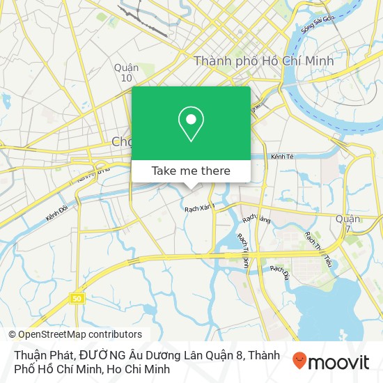 Thuận Phát, ĐƯỜNG Âu Dương Lân Quận 8, Thành Phố Hồ Chí Minh map