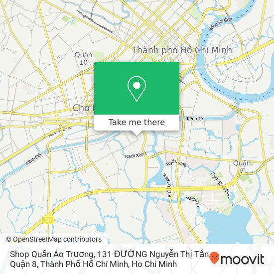 Shop Quần Áo Trương, 131 ĐƯỜNG Nguyễn Thị Tần Quận 8, Thành Phố Hồ Chí Minh map