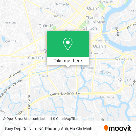 Giày Dép Da Nam Nữ Phương Anh map