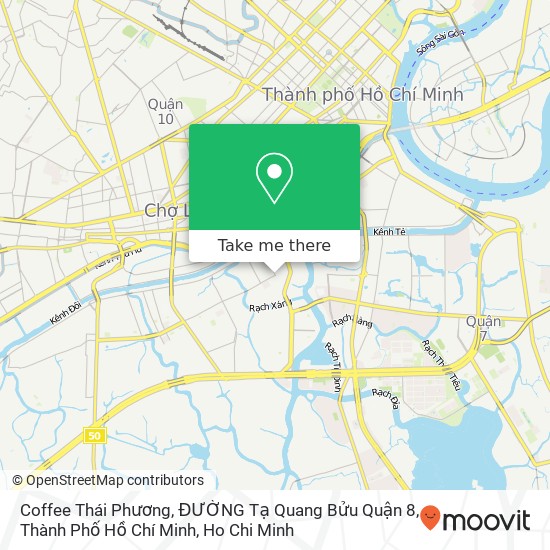 Coffee Thái Phương, ĐƯỜNG Tạ Quang Bửu Quận 8, Thành Phố Hồ Chí Minh map