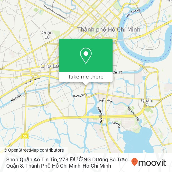 Shop Quần Áo Tin Tin, 273 ĐƯỜNG Dương Bá Trạc Quận 8, Thành Phố Hồ Chí Minh map